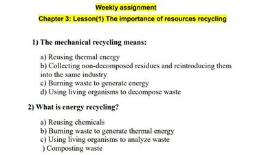 الصف الأول الثانوي.. أسئلة تقييم الأسبوع التاسع العلوم المتكاملة لغات