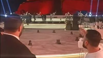 حفل زفاف ليلى أحمد زاهر وهشام جمال في أجواء ساحرة تحت حراسة مشددة