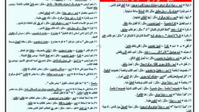الثانوية العامة 2025.. 75 تريكة نحو في ورقتين مع السبورة هتقفل الامتحان