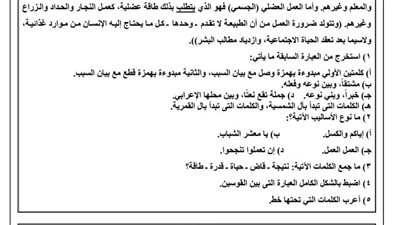 الثانوية العامة 2025.. 100 قطعة نحو الامتحان في جيبك