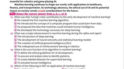10 نماذج في اللغة الإنجليزية بالاجابات لـ الثانوية العامة 2025