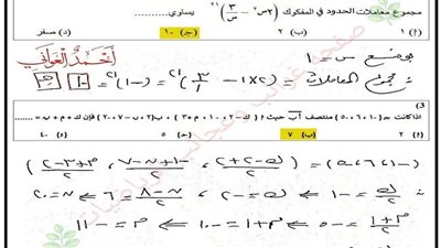 الثانوية العامة 2025.. نموذج استرشادي في الرياضيات البحتة حمل الآن