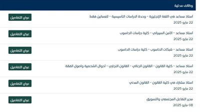 الجامعة العربية المفتوحة بـ عمان تعلن حاجتها الى أعضاء هيئة التدريس.. التفاصيل كامله
