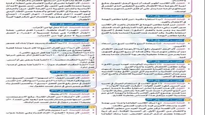 حل الـ 7 نماذج الاسترشادية في اللغة العربية لـ الثانوية العامة 2025