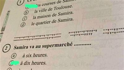 توزيع درجات اللغة الفرنسية ثانوية عامة نظام جديد.. حل الامتحان في 7 ورقات