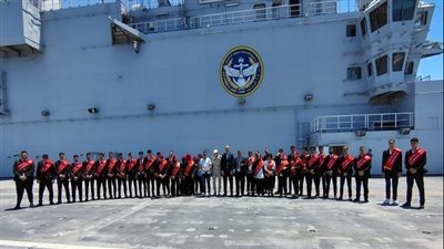 زيارة ميدانية لقاعدة الإسكندرية البحرية لترسيخ الانتماء الوطني لطلاب جامعة حلوان