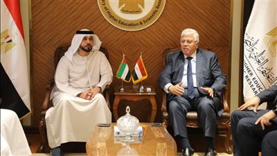 وزير التعليم العالي يبحث سبل تعزيز التعاون مع دولة الإمارات ويتابع الموقف التنفيذي لفرع جامعة الإسكندرية بأبوظبي