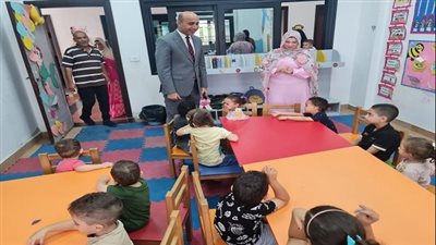 رئيس جامعة دمنهور يتفقد استعدادات كليتي الهندسة والتربية للطفولة المبكرة للعام الدراسي الجديد