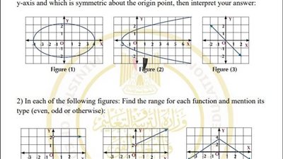 أسئلة تقييمات الأسبوع الرابع الرياضيات البحتة لغات الصف الثاني الثانوي