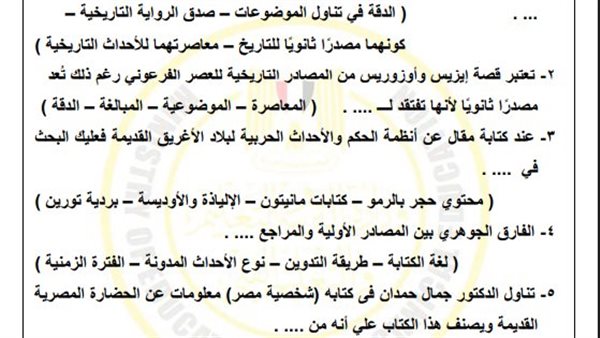 تقييمات التاريخ الأسبوع