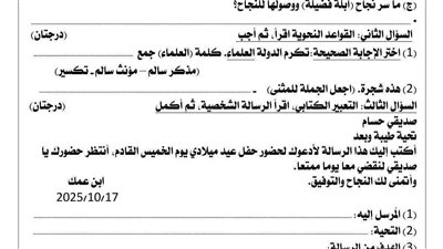 مراجعات نهائية.. حل 3 نماذج استرشادية في العربي لطلاب الصف الرابع الابتدائي