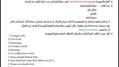 مراجعات نهائية.. إزاي تكتب البرجراف في 5 ورقات لـ الثانوية العامة