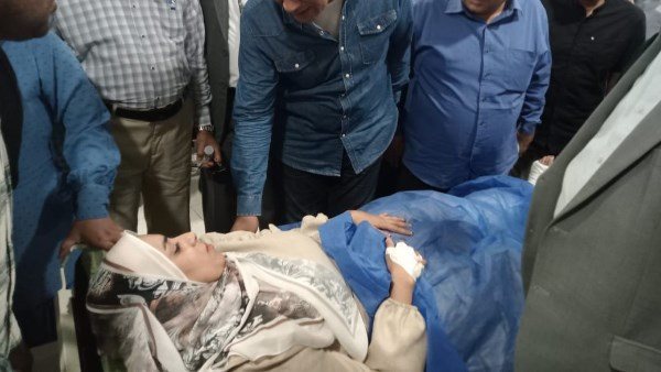 أحد المعلمين المصابين