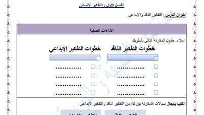 مراجعات نهائية.. أسئلة تقييم الأسبوع الخامس الفلسفة والمنطق الصف الأول الثانوي