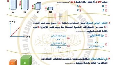 مراجعات نهائية.. أسئلة تقييم الأسبوع السابع الفيزياء الصف الثاني الثانوي