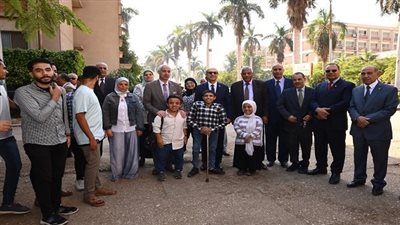 جامعة أسيوط تطلق مبادرة بصمة خضراء لتمكين الطلاب ذوي الهمم