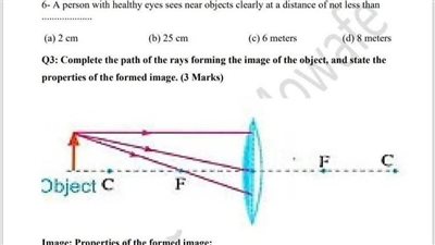 امتحان ساينس عن الوحدة الثانية في العلوم لغات لـ الصف الثالث الإعدادي 2026