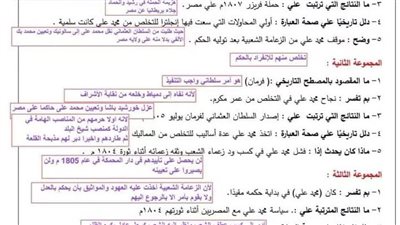 مراجعات نهائية.. امتحان لا يمكن تفوته في الدراسات الاجتماعية لـ الصف الثالث الإعدادي