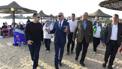 طلاب جامعة عين شمس يحتفلون بالمهرجان الترفيهي بالإسماعيلية