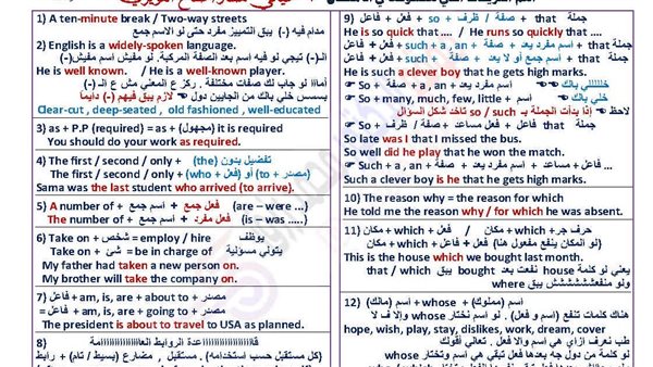 روشتة التفوق لغة