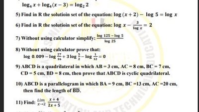 أسئلة تقييم الأسبوع الـ 13 الرياضيات العامة لغات الصف الثاني الثانوي