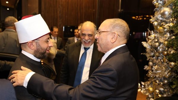 وزير الأوقاف مع الدكتور