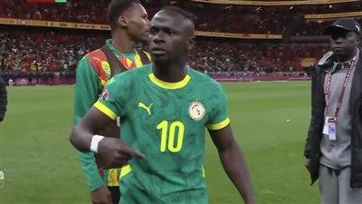 ساديو ماني وفن القيادة بعد فوز الستغال على المغرب فى أمم أفريقيا 