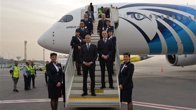 مصر للطيران تطلق أول رحلة لطائرة إيرباص A350 إلى جدة وتدهش الركاب