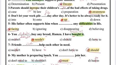 لطلاب ثانية ثانوي.. حل أسئلة تقييمات الأسبوع الثالث اللغة الإنجليزية ترم ثاني