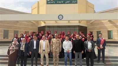 جولة طلابية بجامعة المنوفية داخل مجمع الإنتاج الحيواني بالسادات