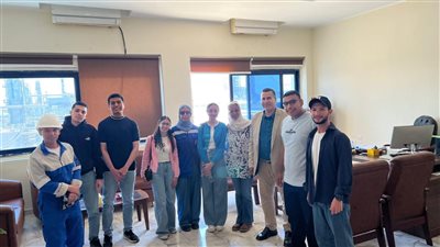 زيارة ميدانية لطلاب تكنولوجيا البترول في جامعة القاهرة الجديدة إلى شركة السويس 