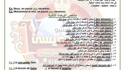 خلاصة الخلاصة في 11 ورقة لغة فرنسية تضمن لك الدرجات النهائية لطلاب الثانوية العامة