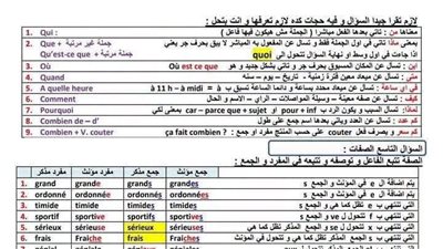 مراجعة الفرنساوي النهائية 2026 لا يخرج عنها الامتحان.. تلخيص امتحان اللغة الفرنسية بالكامل