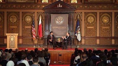 بالصور ..جامعة جورج  تاون لا تعترف بـ 