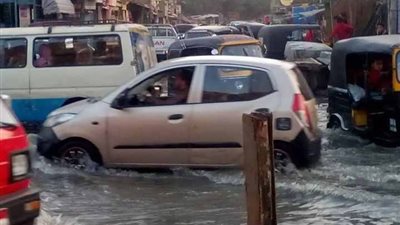 عين شمس تغرق فى المجاري بسبب