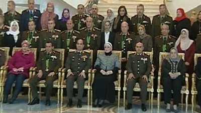 أول ظهور رسمي لزوجة الرئيس السيسي