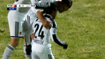 حمودي يسجل هدفا لبازل من صناعة النني في كأس سويسرا