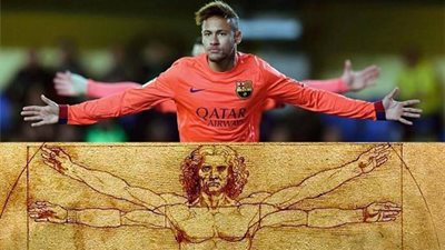 دافينشى يرسم لوحة 