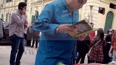 بالصور.... أسرة ''الميدان'' بصيدلة القاهره تنظم معرض للكتاب