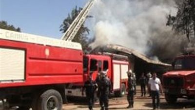 السيطرة علي حريق بمدرسة في حلوان