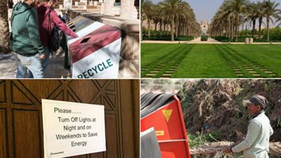 الجامعة الأمريكية في صدارة الجامعات المحافظة علي المعايير البيئية