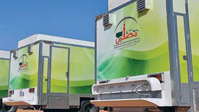بعد نجاح تجربة المصليات المتنقلة في ملاعب..  الرياض وجدة الان فى بريدة