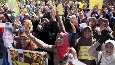 مظاهرات لطالبات أخوان الأزهر تنديدا بأحكام الإعدام