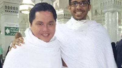 بالصور.. رئيس انتر ميلان يزور مكة المكرمة