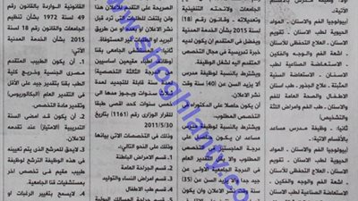 جامعة جنوب الوادي تعلن عن حاجتها لاعضاء هيئة التدريس.. ننشر التفاصيل