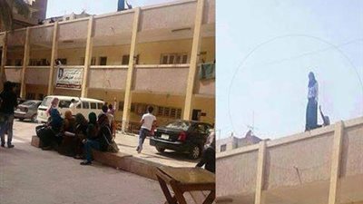 بالصور.. طالبة  تحاول الانتحار في 