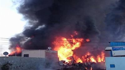 استئناف الدراسة بمدرسة الحرية الفندقية عقب السيطرة علي الحريق