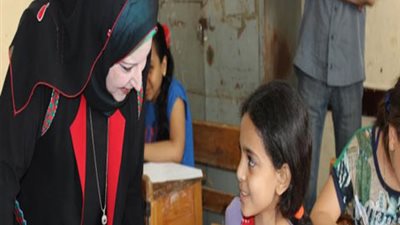 فاطمة خضر تتفقد لجان الامتحانات بمدارس إدارة الوايلى