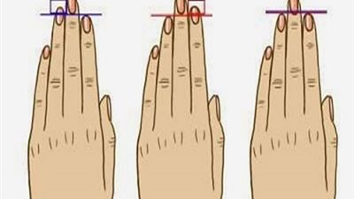 تعرف شخصيتك من طول اصابعك!