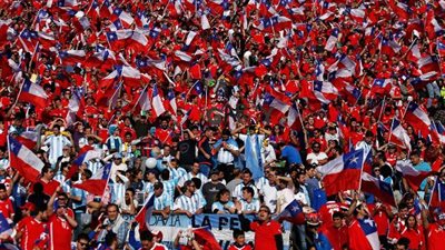 رئيسة الدولة فى شيلى تحتفل ببطولة كوبا اميركا